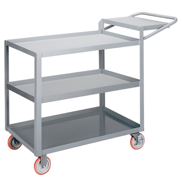 Order Picking Stock Cart, 3 Shelves, 1200 lb